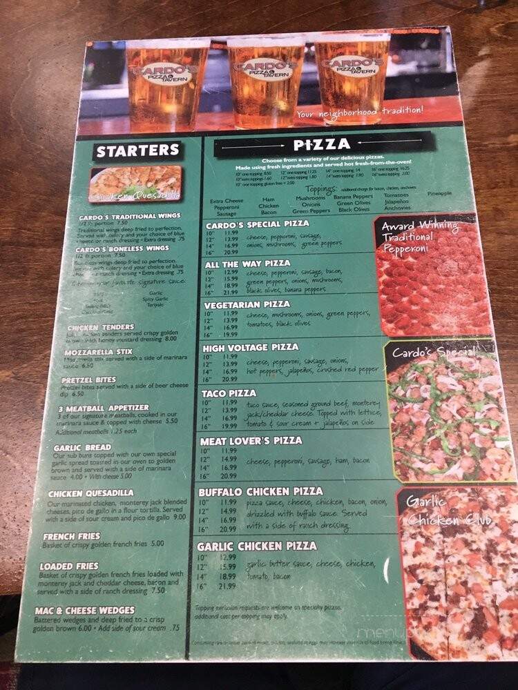 Cardo's Pizza and Spirits - Pickerington, OH