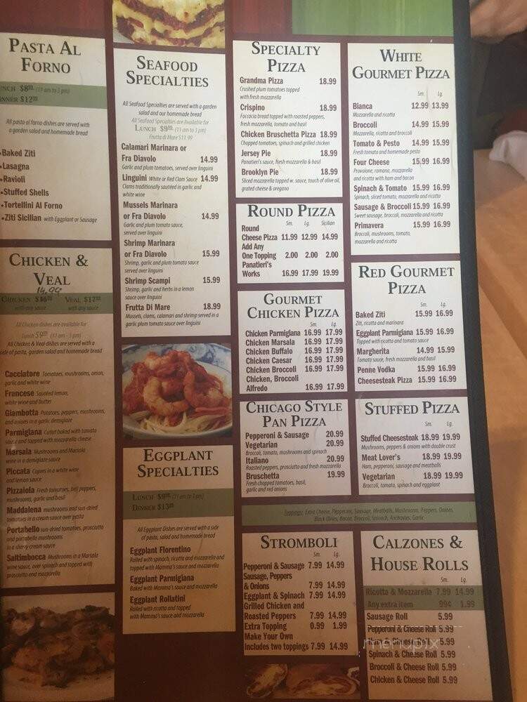 Panatieri's Pizza Pasta - Warren, NJ
