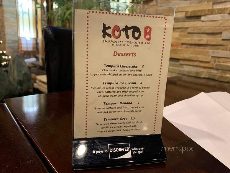Koto Japanese Steakhouse - Syracuse, NY