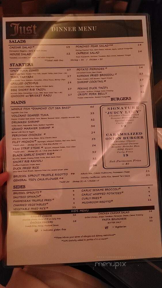 Just - Old Bridge, NJ menu_pic