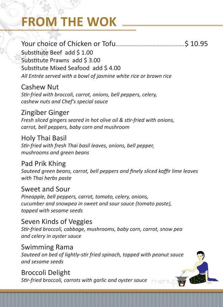 Phra Khun Thai Bistro - Des Moines, WA menu_pic