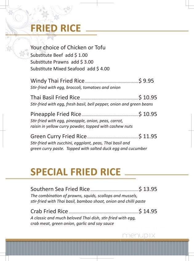 Phra Khun Thai Bistro - Des Moines, WA menu_pic