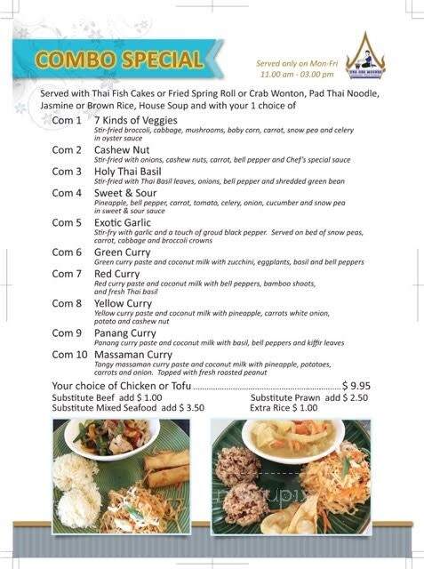 Phra Khun Thai Bistro - Des Moines, WA menu_pic