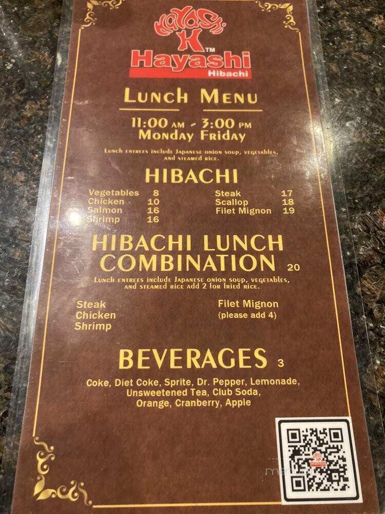 Hayashi Japanese Steakhouse and Sushi Bar - El Paso, TX