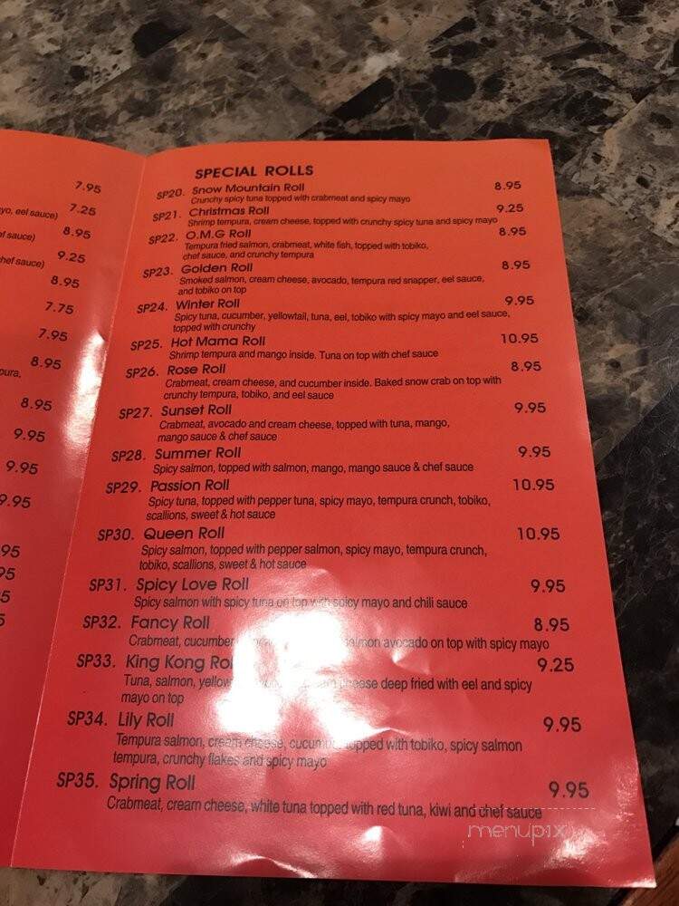 Hibachi 2 go - Philadelphia, PA menu_pic