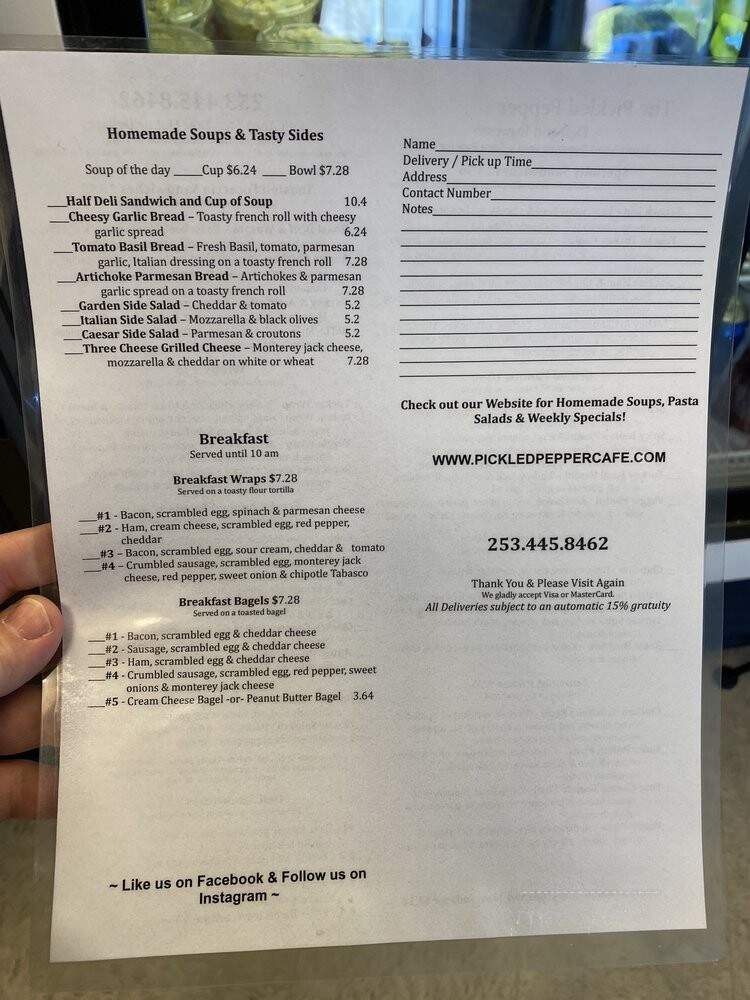 Pickled Pepper - Puyallup, WA menu_pic