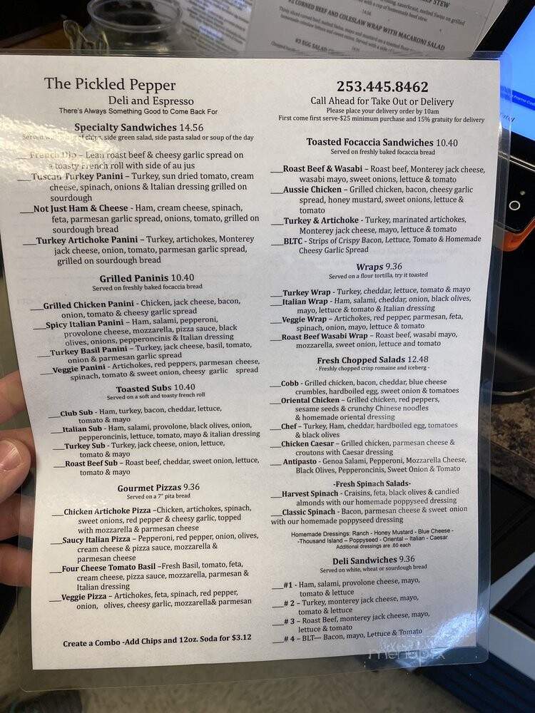 Pickled Pepper - Puyallup, WA menu_pic