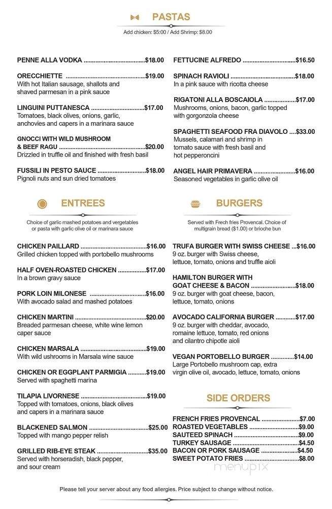 Trufa - New York, NY menu_pic