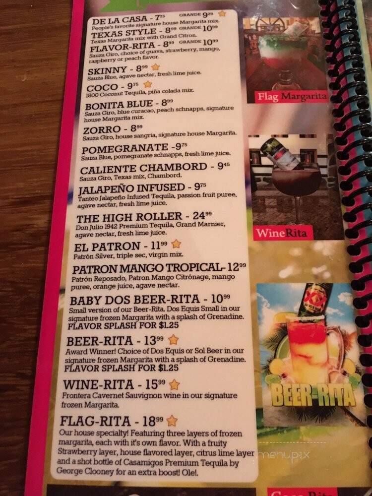 Plaza Azteva - Methuen, MA menu_pic