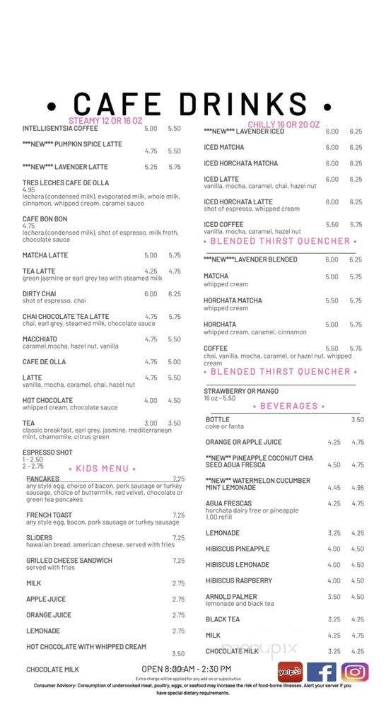 Myke's Cafe - Arleta, CA menu_pic