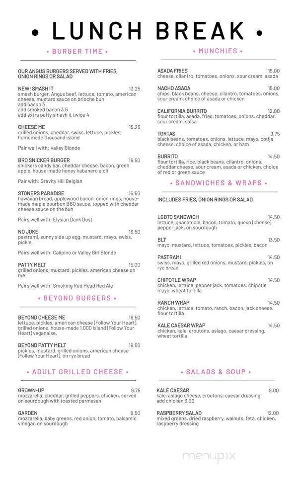 Myke's Cafe - Arleta, CA menu_pic