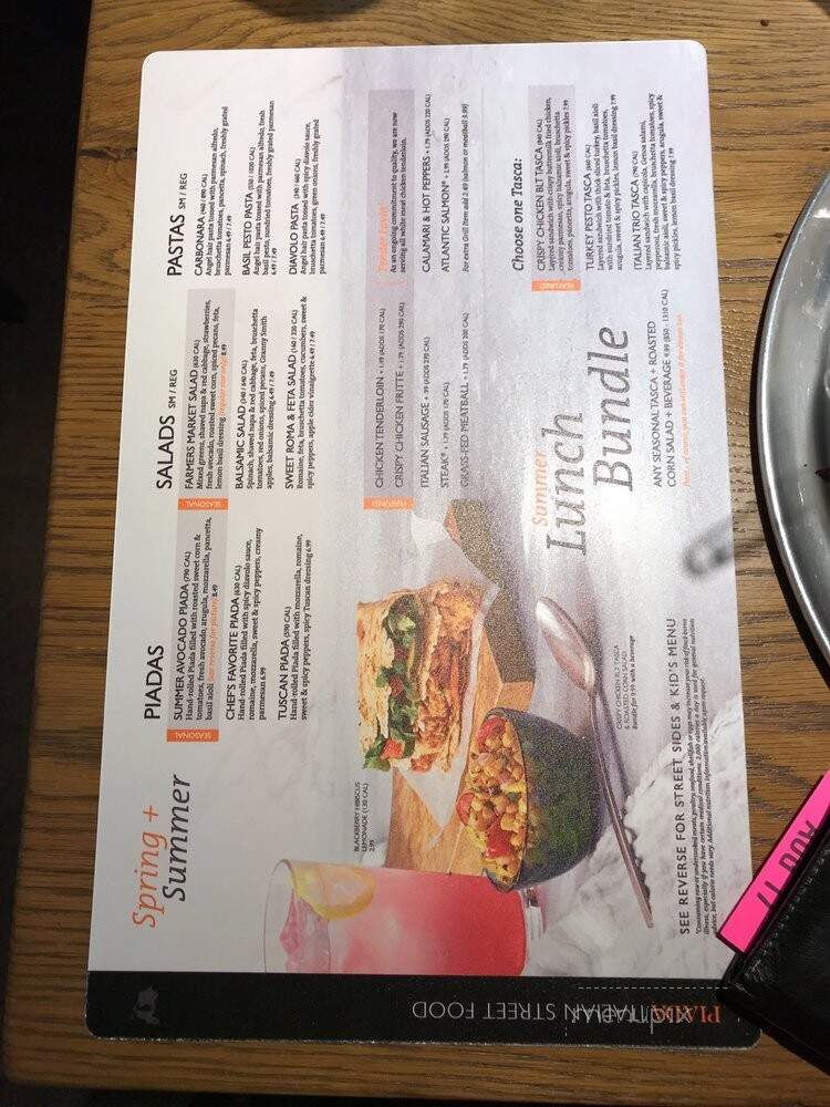 Piada Italian Street Food - Dublin, OH menu_pic