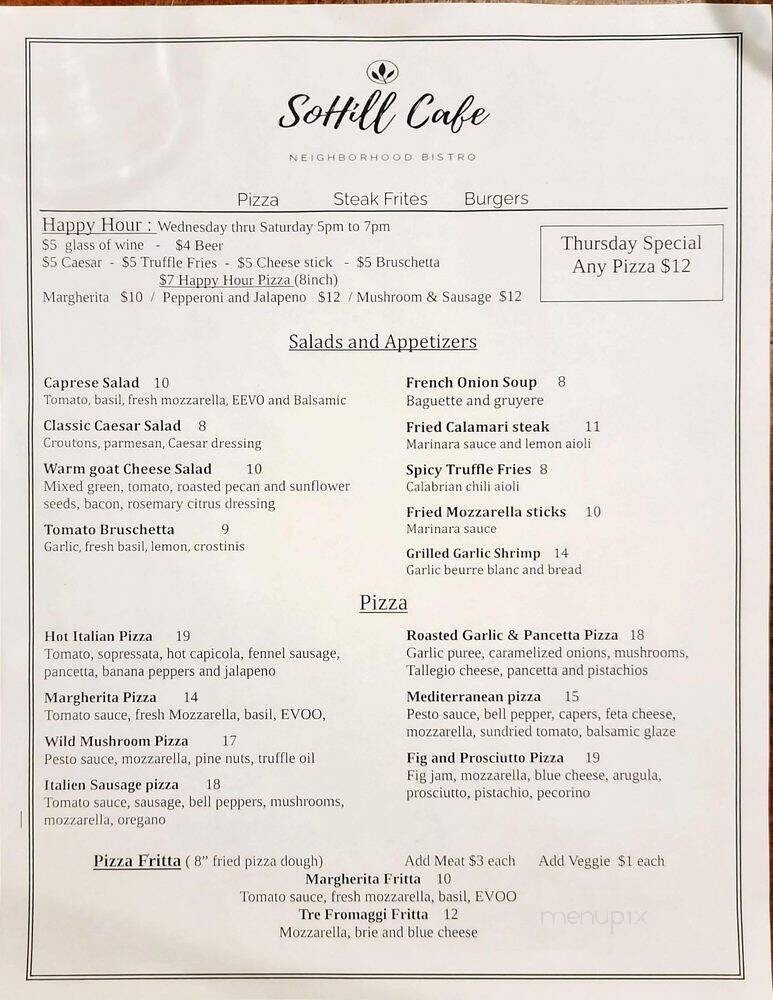 Nona's Resaurant - San Antonio, TX menu_pic