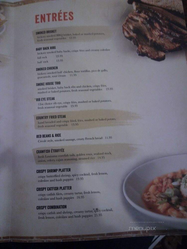 Smokey Joe's Cafe - Shreveport, LA menu_pic