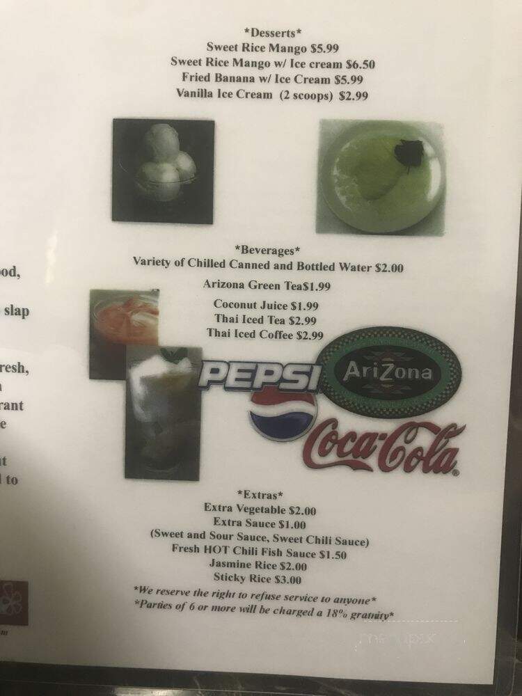 Thai X-Press - Brandon, FL menu_pic