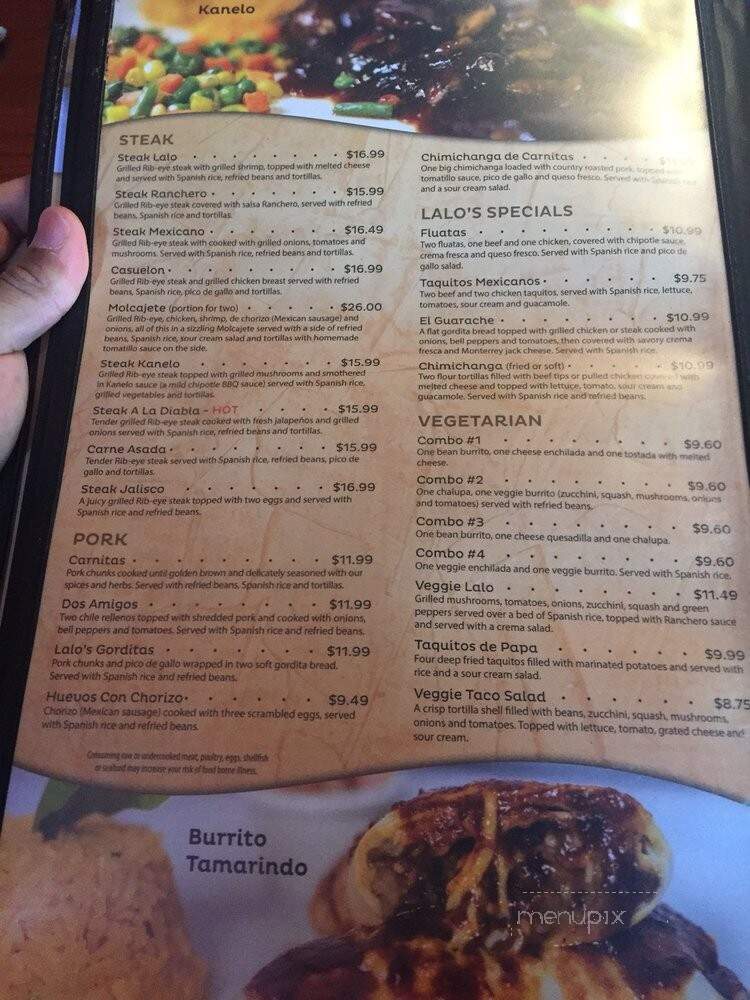 The Patron - Mechanicsville, VA menu_pic