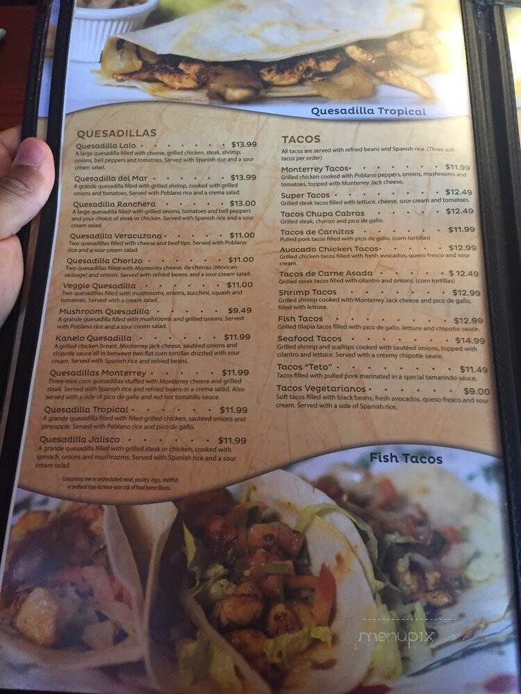 The Patron - Mechanicsville, VA menu_pic
