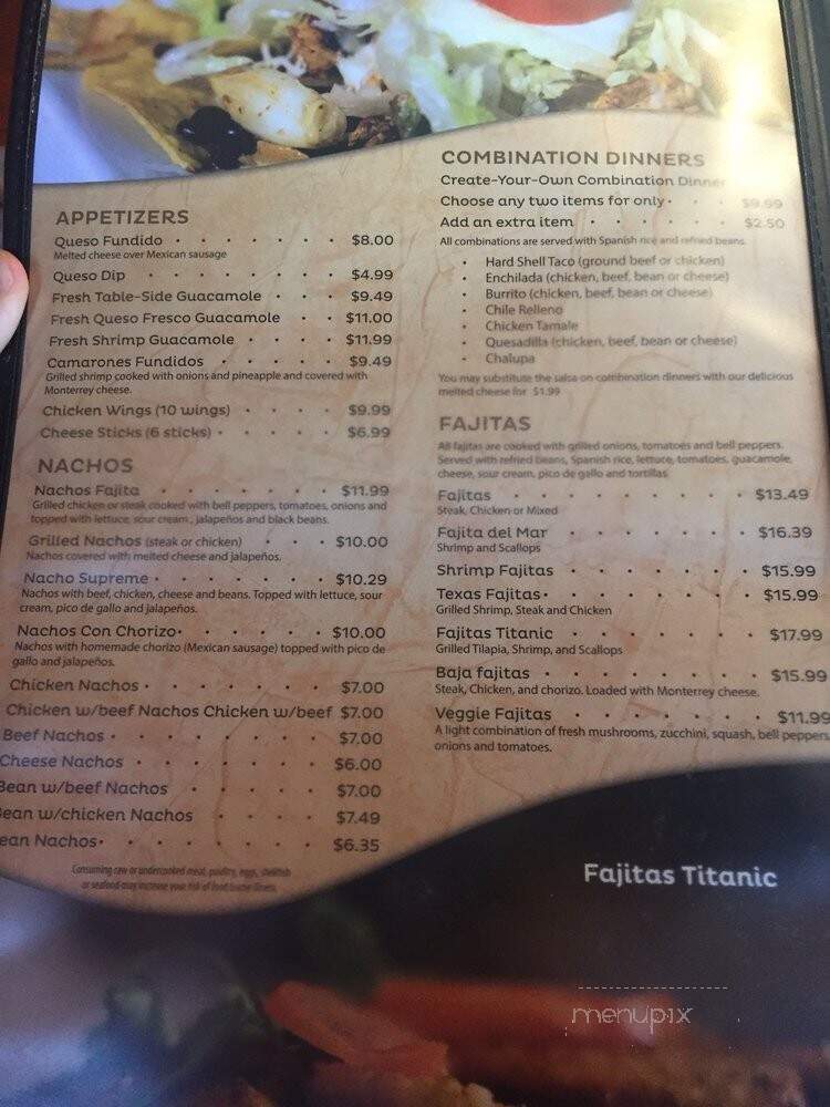 The Patron - Mechanicsville, VA menu_pic