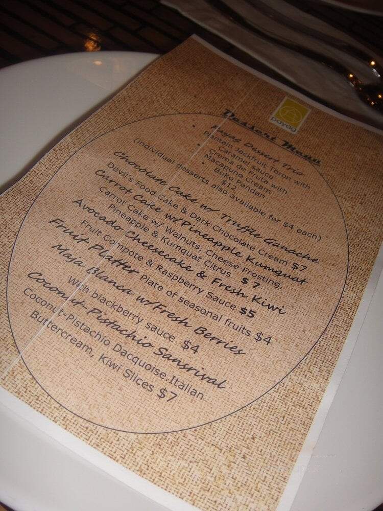 Payag - Flushing, NY menu_pic