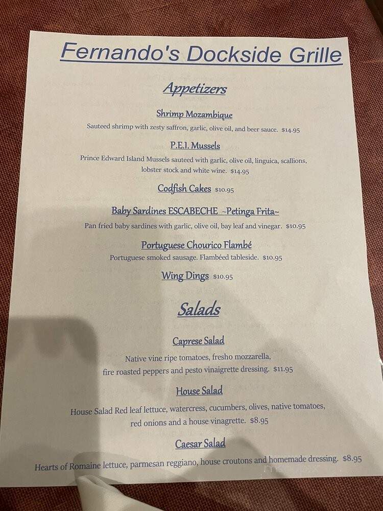 Riverside Bistro - Port St Lucie, FL menu_pic