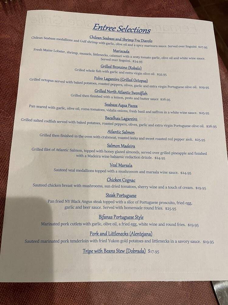 Riverside Bistro - Port St Lucie, FL menu_pic