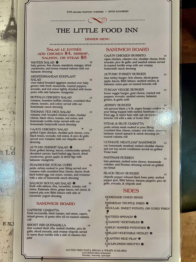 The Little Food Cafe - Pompton Plains, NJ menu_pic