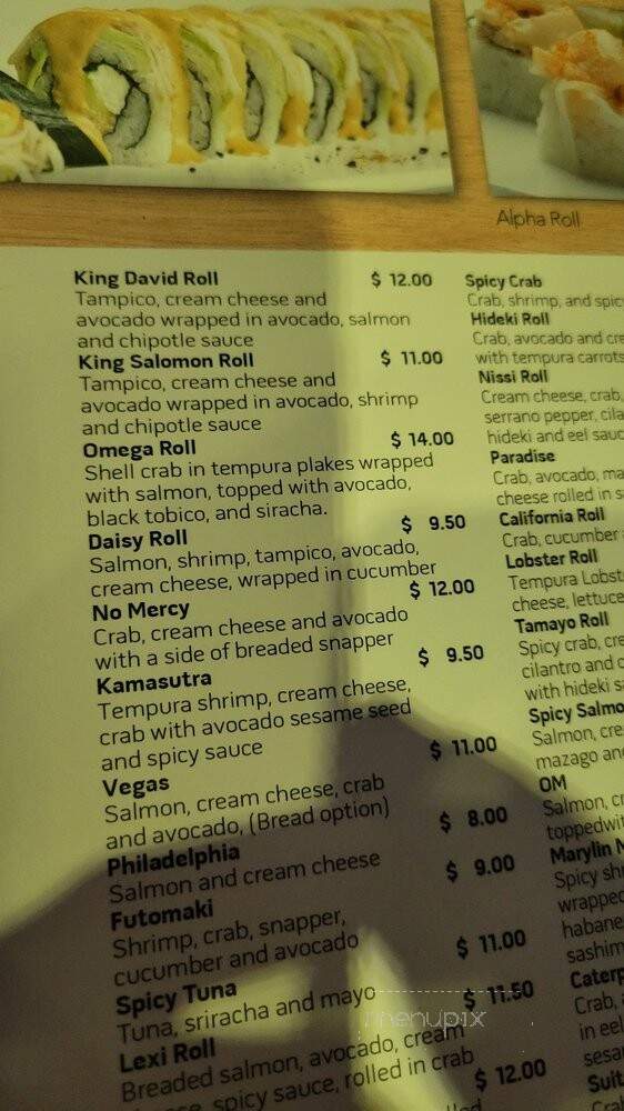 Posh Sushi Grill - Laredo, TX menu_pic