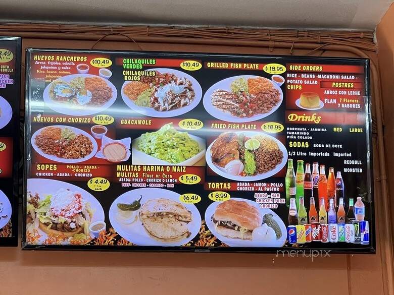 Los 3 Pollos - Compton, CA menu_pic