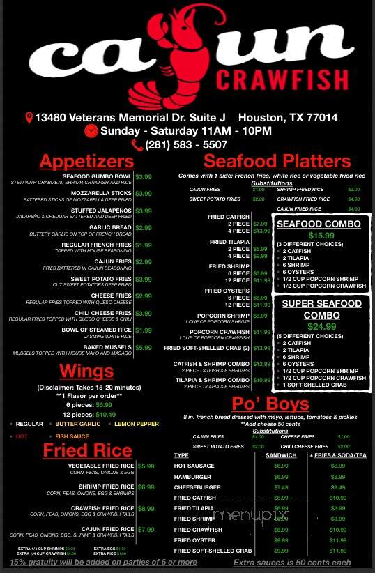 Cajun Crawfish #1 - Houston, TX