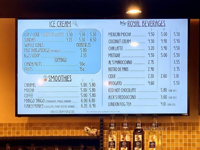 Cafe Sofia - West Hartford, CT menu_pic