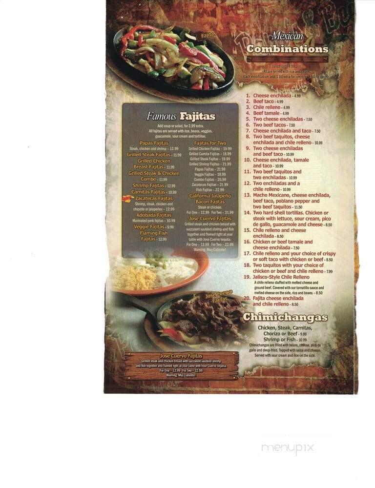 Papa's and Beer - Simpsonville, SC menu_pic
