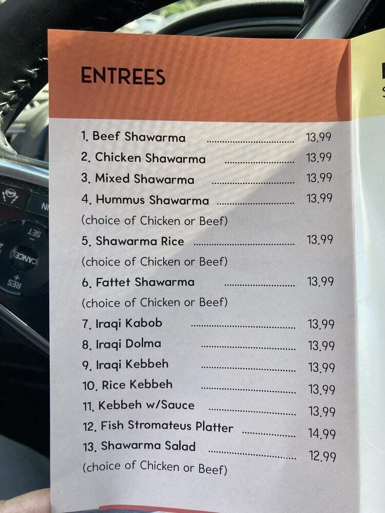 Judi Resturant and Bakery - Richardson, TX menu_pic