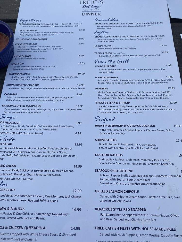 Trejo's Mexican Restaurant - Hot Springs, AR menu_pic