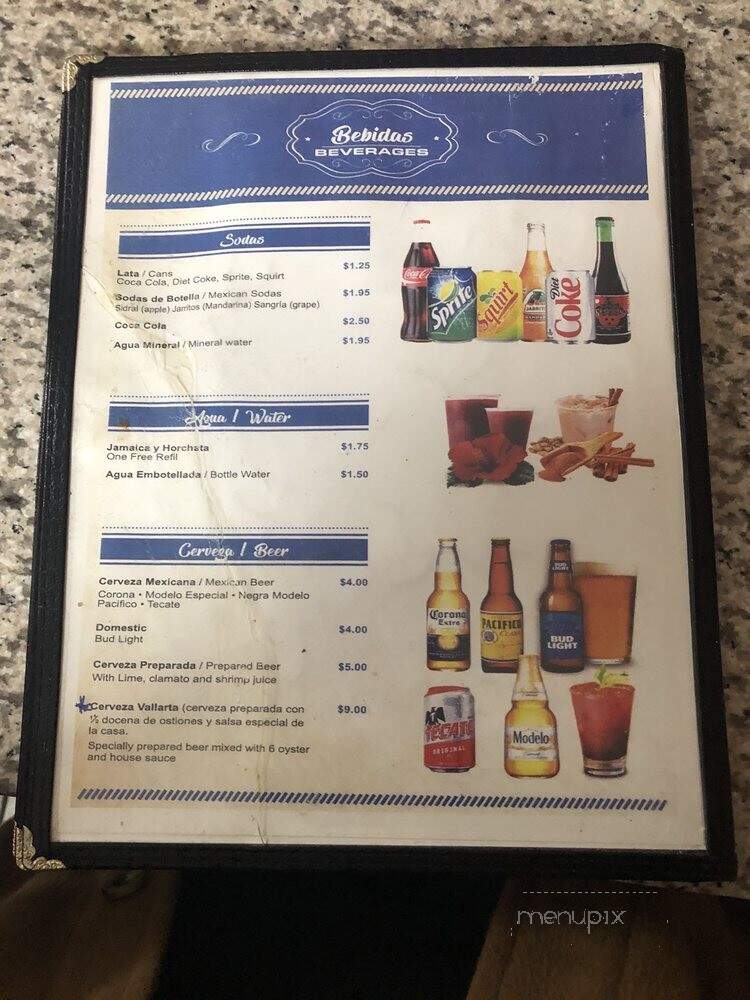 Mariscos Vallarta - Las Vegas, NV menu_pic