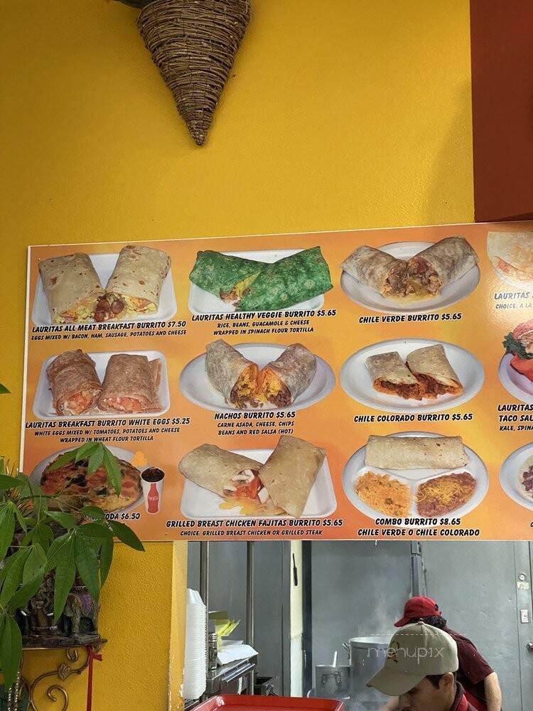 Laurita's Taco Shop - Las Vegas, NV menu_pic