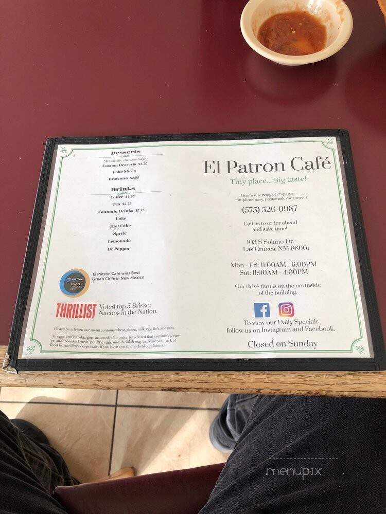 El Patron Cafe - Las Cruces, NM