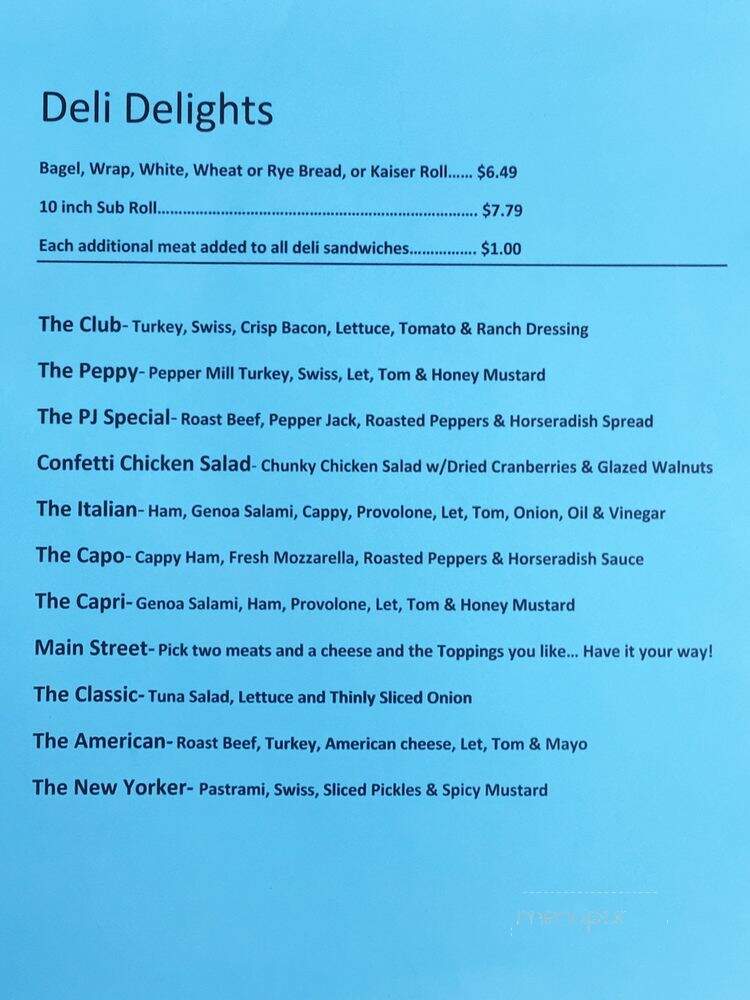 Fausto's bagel station - Middletown, NY menu_pic