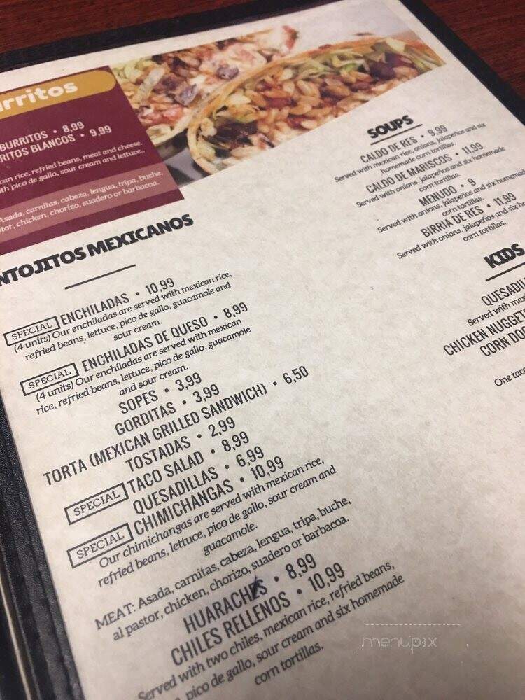 Taqueria el Mexicano - Orlando, FL menu_pic
