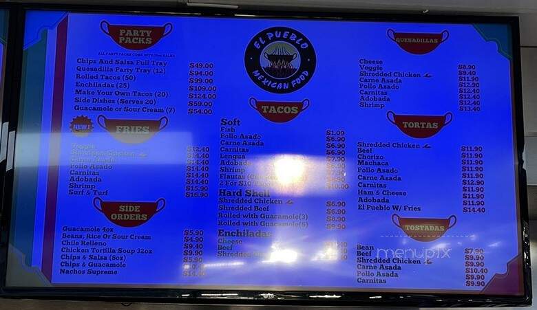El Pueblo - Cardiff by the Sea, CA menu_pic