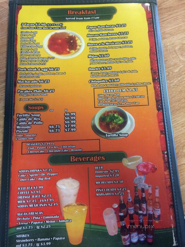 Taqueria Furia De Jalisco - San Antonio, TX menu_pic