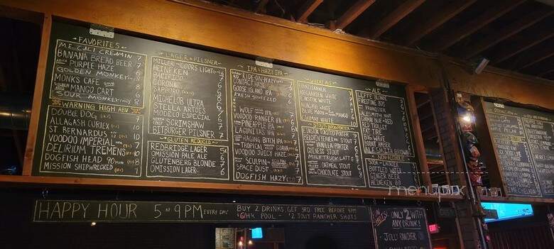 The Brickyard Pub - North Hollywood, CA menu_pic