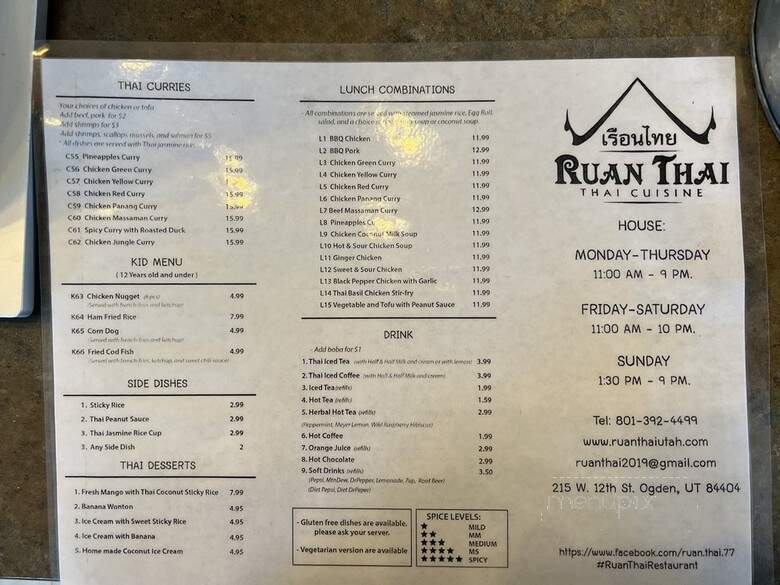 Ruan Thai Restaurant - Ogden, UT