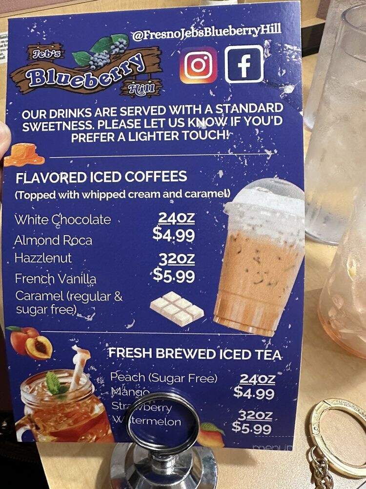 Jeb's Blueberry Hill - Fresno, CA menu_pic