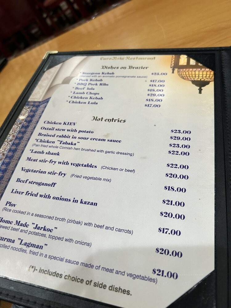 EuroAsia - Encino, CA menu_pic