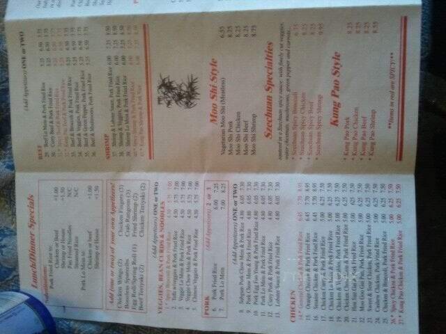 Himilayan Wok - Webster, MA menu_pic