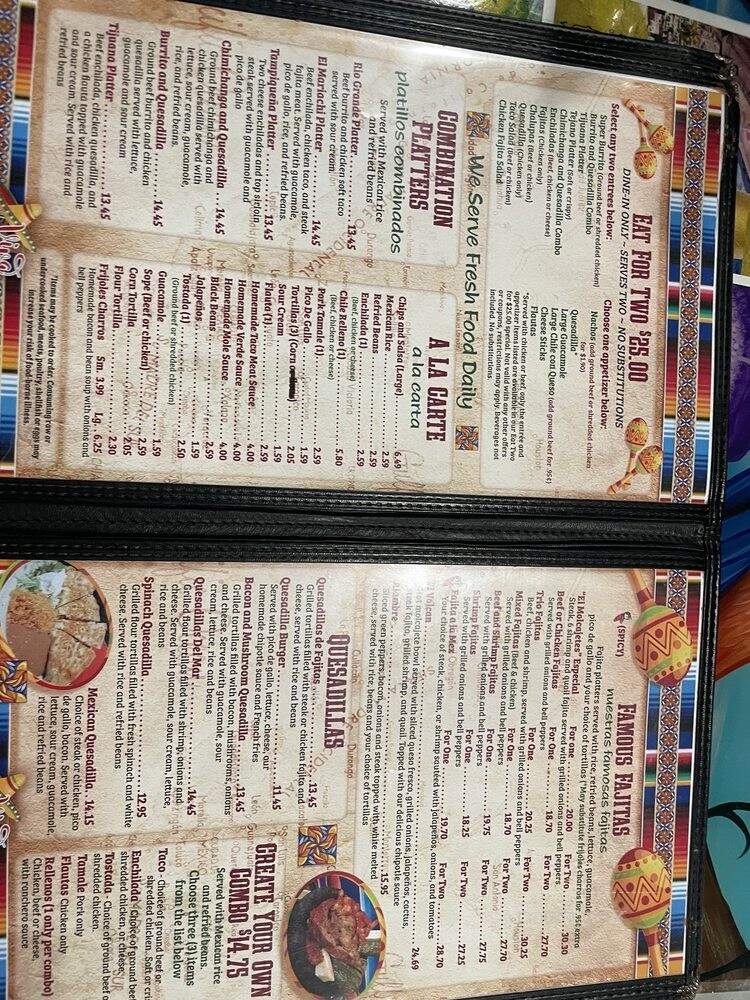 El Mocajetes - Palmetto, FL menu_pic