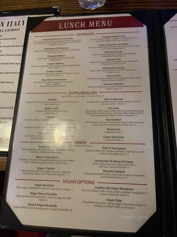 Mazzone's Italian Deli - Venice, FL menu_pic