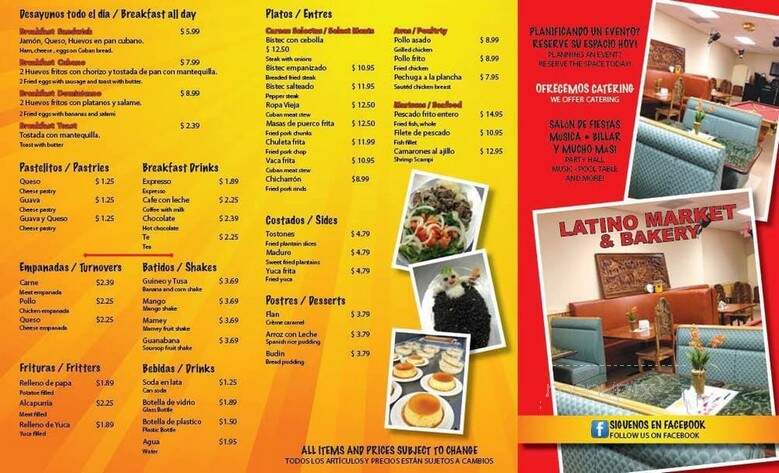 Latino Market - Palm Coast, FL menu_pic