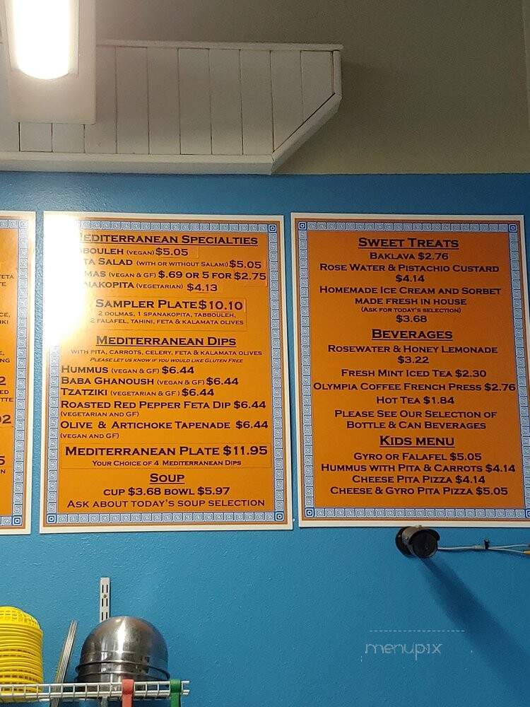 The Gyro Spot - Olympia, WA menu_pic