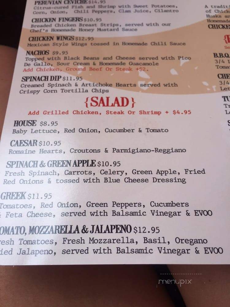 Sangria's Cafe - Fort Lauderdale, FL menu_pic